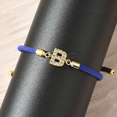 Adjustable Nylon Cord Bracelets BJEW-C096-01G-02-1