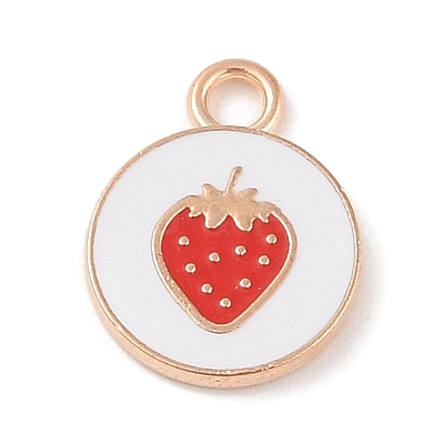 Alloy Enamel Pendants X-ENAM-Z010-23KCG-1