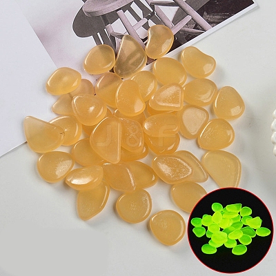Resin Luminous Glow in the Dark Pebbles Stone LS-PW-WG30806-09-1