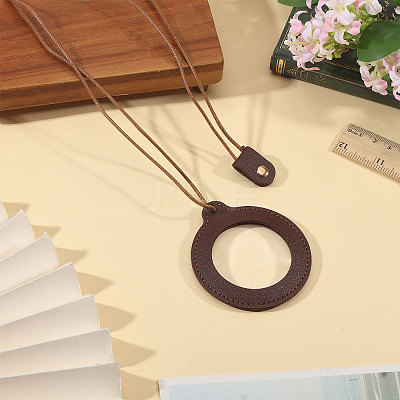 2Pcs Neck Wear Magnifying Glass AJEW-CA0005-27D-1