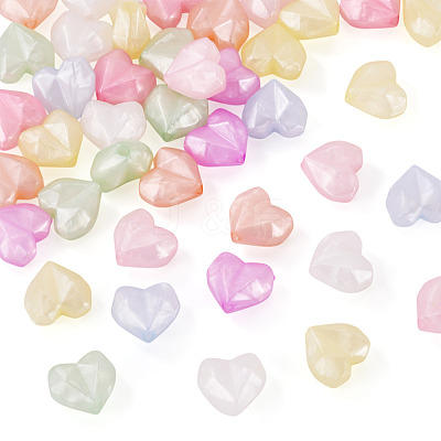 Luminous Transparent Acrylic Beads LACR-TA0001-07B-1