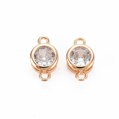 Brass Connector Charms KK-S364-159A-1