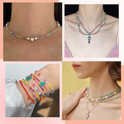 3 Strands Imitation Jade Glass Beads GLAA-PA0001-36B-05-1