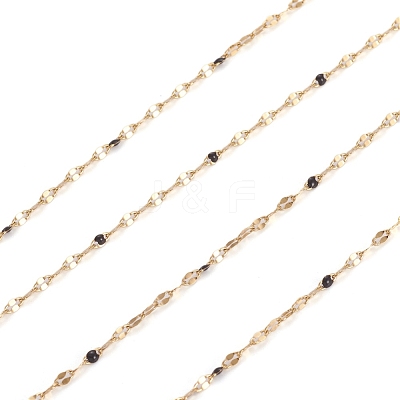 Handmade 304 Stainless Steel Dapped Chains CHS-D026-16G-G-1