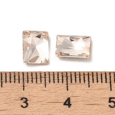 Glass Rhinestone Cabochons RGLA-P037-12B-D261-1