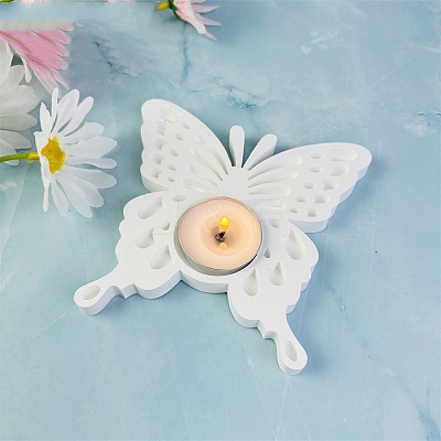 DIY Butterfly Candlestick Silicone Molds DIY-G112-01-1