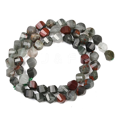 Natural African Bloodstone Beads Strands G-P611-C31-01-1