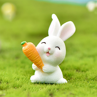 Resin Standing Rabbit Statue FIND-SZC0011-172-1