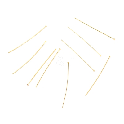 Brass Flat Head Pins KK-F824-114F-G-1