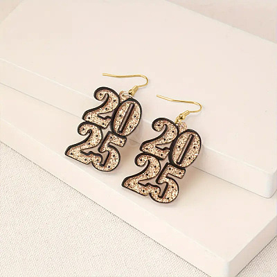 Acrylic Dangle Earrings PW-WG5293E-01-1