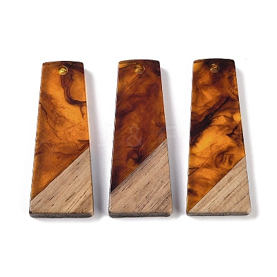 Resin & Wood Pendants WOOD-F015-04B-1