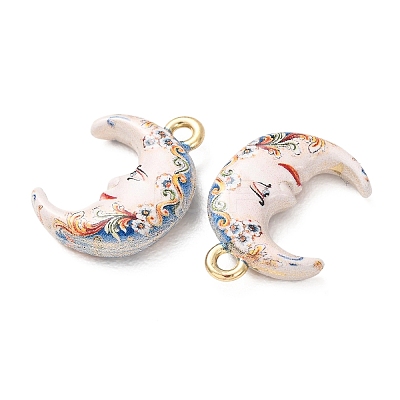 Printed Alloy Pendants AL-CBA7256-26G-1