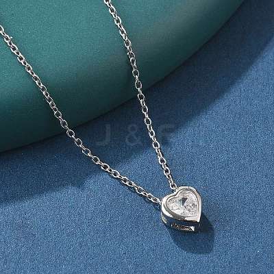304 Stainless Steel Pendant Necklaces NJEW-O108-14P-1