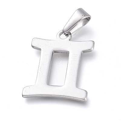Non-Tarnish 304 Stainless Steel Pendants STAS-L210-06K-P-1