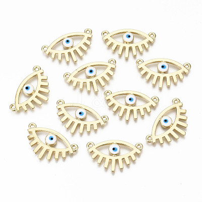 Alloy Enamel Pendant Links Connectors X-PALLOY-T075-45-NR-1