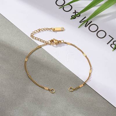 304 Stainless Steel Figaro Chain Bracelet Makings AJEW-JB00967-1