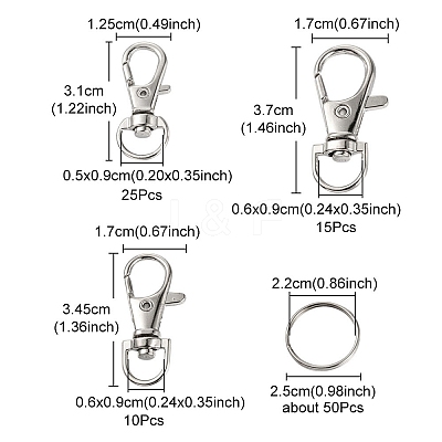 DIY Keychain Making Kit FIND-YW0001-77-1