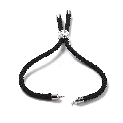 Twisted Nylon Cord Silder Bracelets DIY-B066-03P-18-1