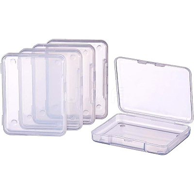 Transparent Plastic Bead Containers CON-BC0004-64-1