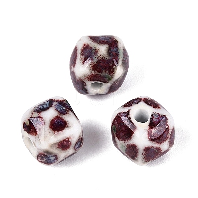 Vintage Handmade Porcelain Beads PORC-N013-18-27-1