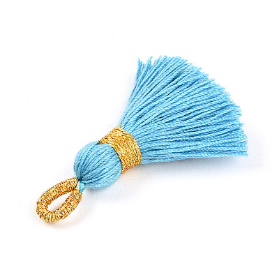 Polycotton(Polyester Cotton) Tassel Pendant Decorations FIND-N006-01B-1