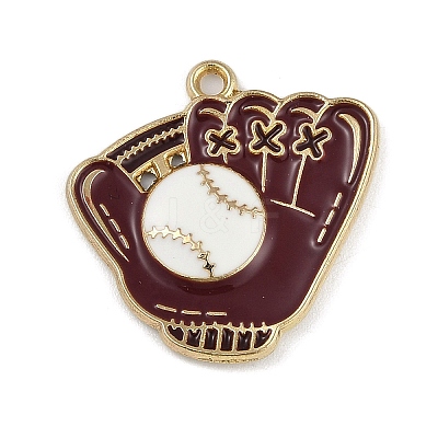 Alloy Enamel Pendants ENAM-D061-02D-1