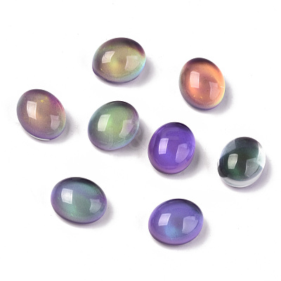 Glass Cabochons GLAA-R218-04-1