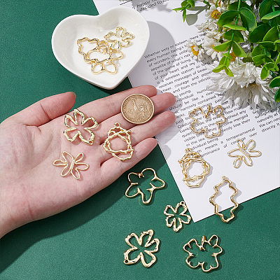 14Pcs 7 Styles DIY Flower Kits DIY-GA0008-46-1