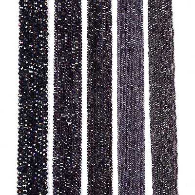 Electroplate Glass Beads Strands LS-EGLA-A044-T3mm-B15-1