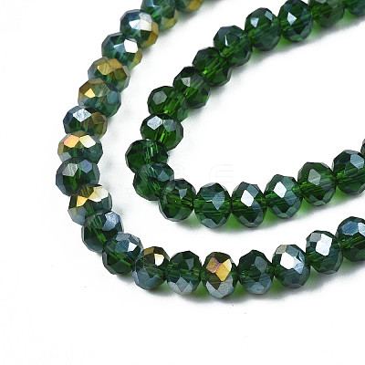 Electroplate Glass Beads Strands EGLA-A044-T2mm-B24-1