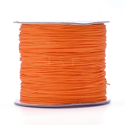 Nylon Braided Cord for Woven Jewelry Making Macrame Craft NWIR-D055-0.6mm-21-1