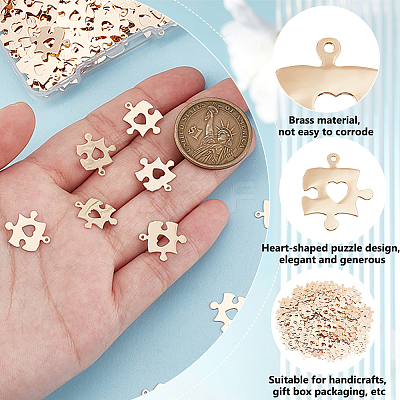 200Pcs Brass Pendants KKC-GO0001-01KCG-1