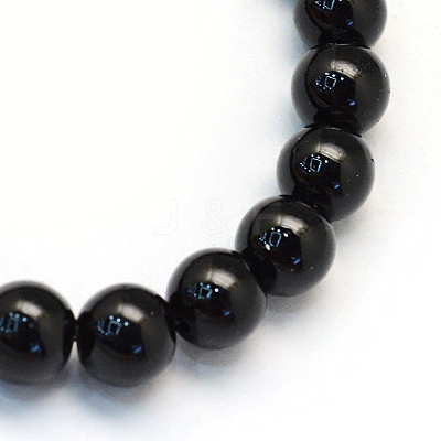 Baking Paint Pearlized Glass Pearl Round Bead Strands HY-Q003-12mm-80-1