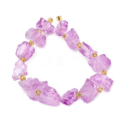 Raw Rough Natural Quartz Crystal Beads Strands G-Z131-J01-04-1