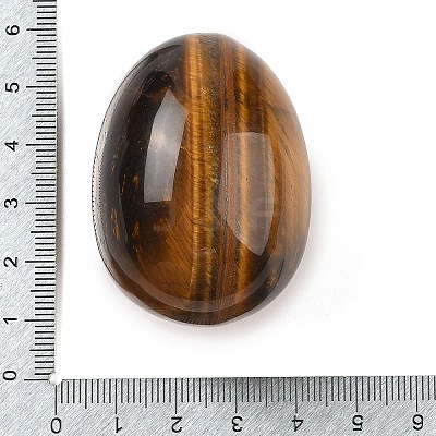 Natural Tiger Eye Palm Stones G-I367-04F-1