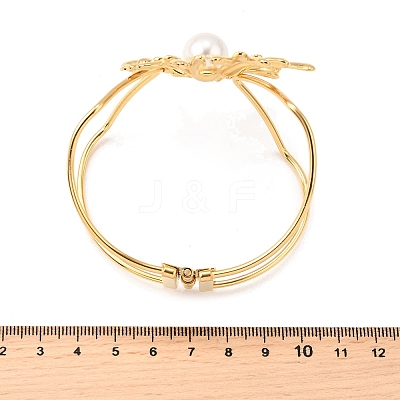 304 Stainless Steel Hinged Bangles for Women BJEW-Z109-03G-1