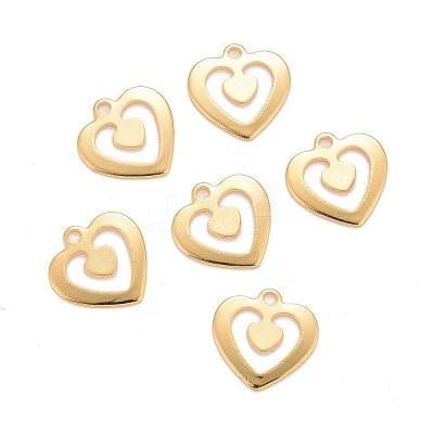 201 Stainless Steel Charms STAS-K217-75G-1
