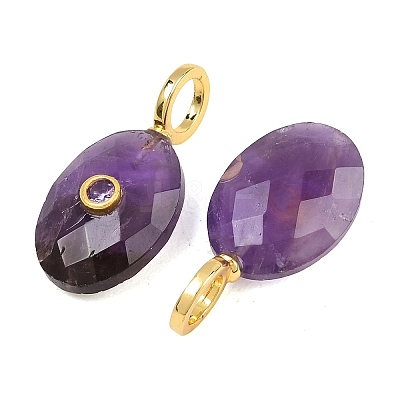 Natural Amethyst Pendants G-F837-05E-1