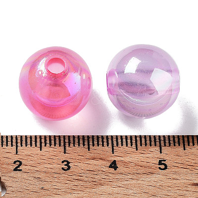 Transparent Acrylic Beads X-OACR-Z013-20-1