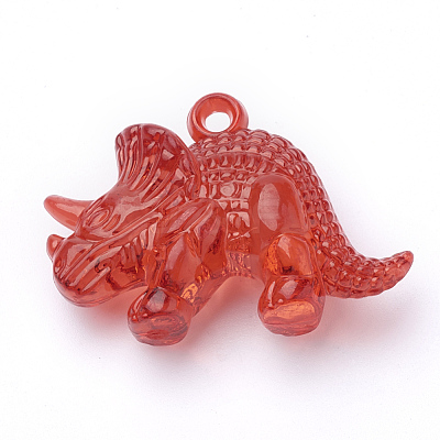 Transparent Acrylic Pendants TACR-T002-06-1
