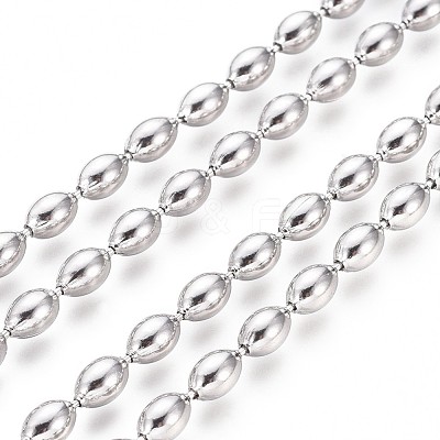 Non-Tarnish 304 Stainless Steel Ball Chains CHS-L024-024A-1