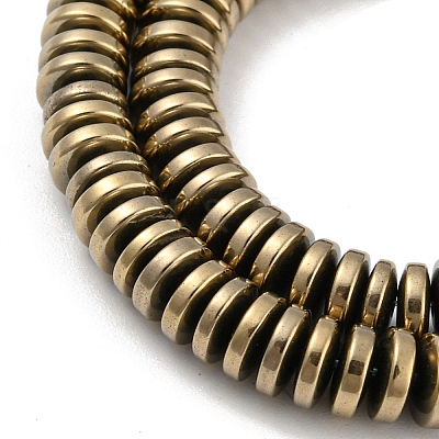 Electroplated Synthetic Non-magnetic Hematite Beads Strands G-Z032-C02-04LG-1