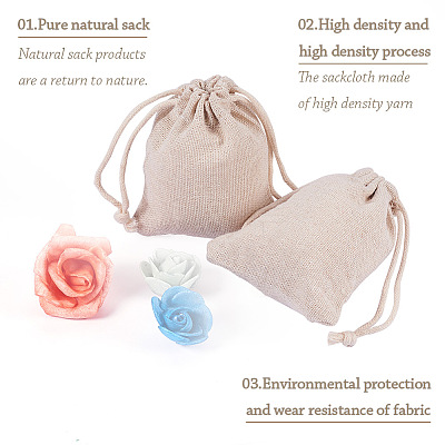 Cotton Packing Pouches Drawstring Bags ABAG-PH0002-18-1