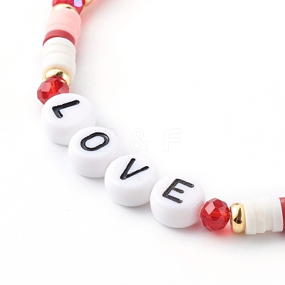 Stretch Beaded Bracelets Sets BJEW-JB06201-1