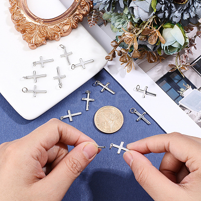 12Pcs Brass Pendants KK-BBC0024-56P-1