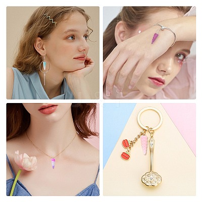 32Pcs Resin Pendants RESI-SC0001-87-1