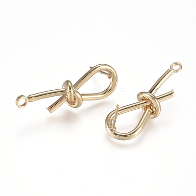 Brass Stud Earring Findings X-KK-L198-010LG-1