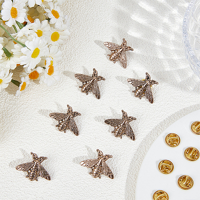 20Pcs Alloy Lapel Pin Backs for Backpack Clothes JEWB-CY0001-10-1