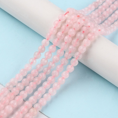Natural Rose Quartz Beads Strands G-G0003-D01-1