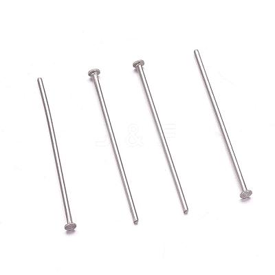 Tarnish Resistant 304 Stainless Steel Flat Head Pins STAS-H358-08C-1